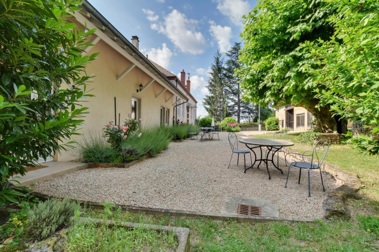 La Fontenelle - Lovely Holiday House With Swimming Pool Cuisery Exteriör bild